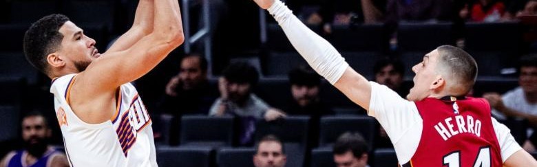 半岛体育app下载-热火双星56分拯救希罗，布克24+9+9难救主，太阳无缘20分大逆转